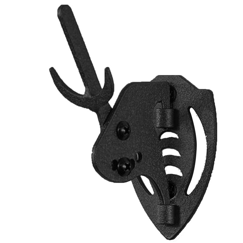 Skull Hooker Mini Hooker Skull Hanger - Perfect Kit for Hanging and Mounting Taxidermy Bear, Small Deer, Pronghorn, and Other Smaller Skulls for Display, Graphite Black - Image 1